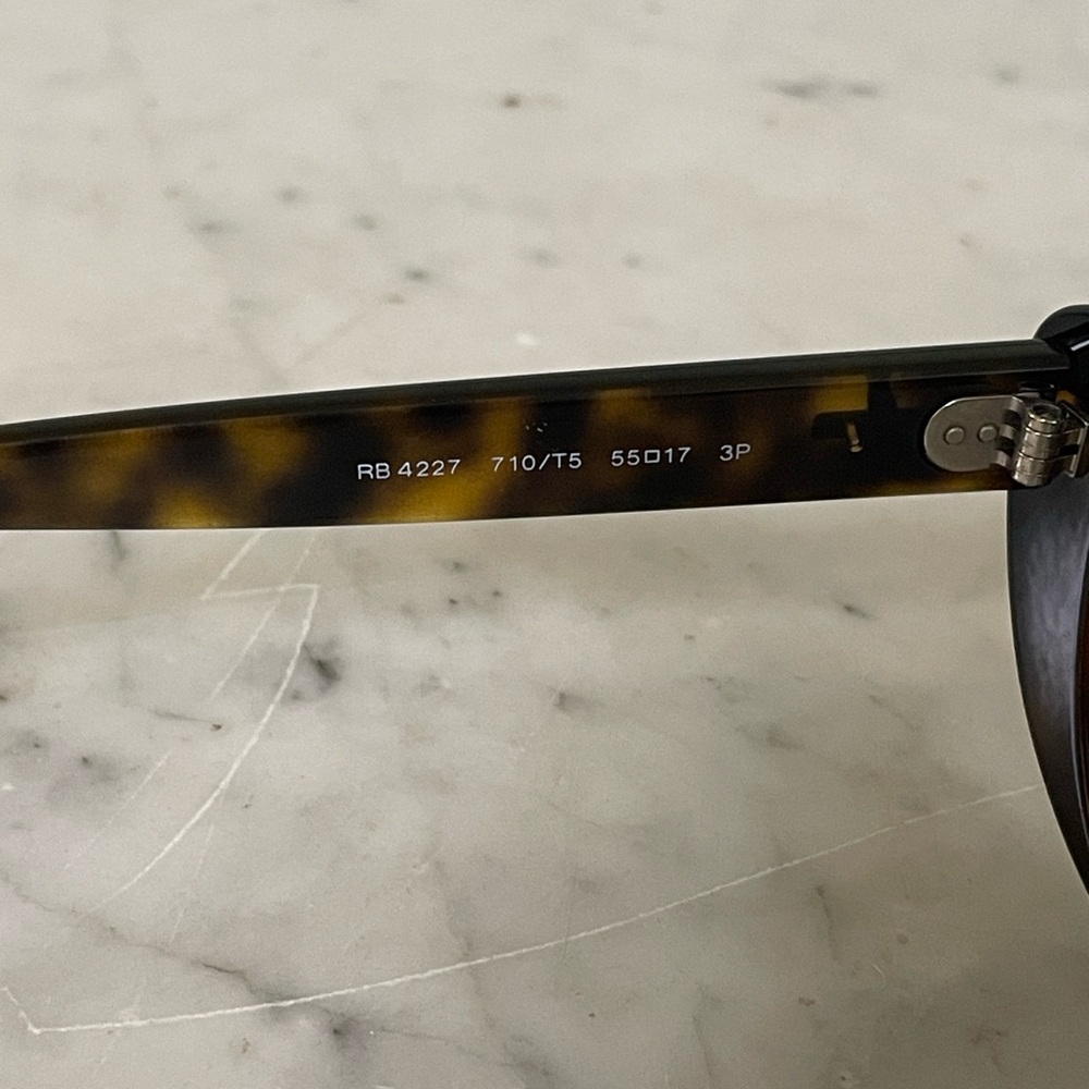 Ray-Ban Tortoiseshell Sunglasses Polarized RB 4227 - Picture 5 of 7